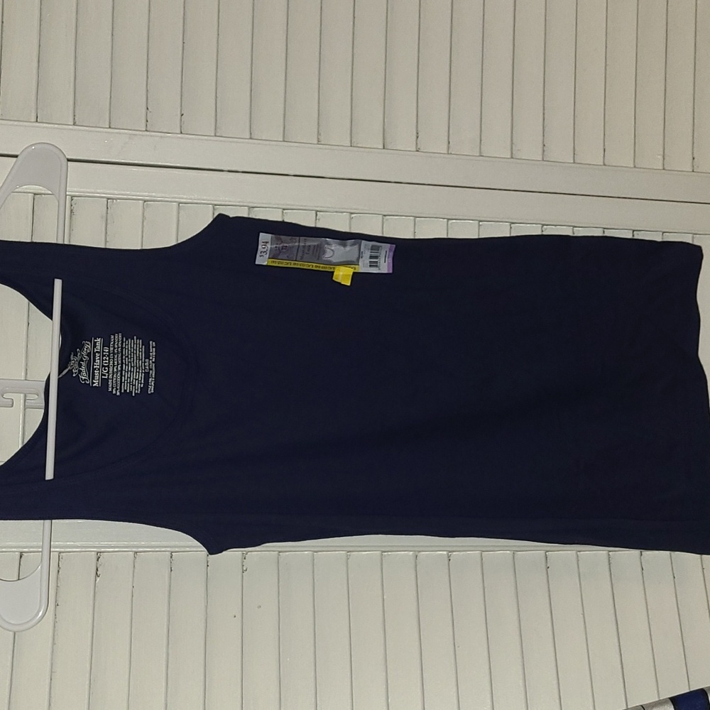 Faded Glory blue large tank top